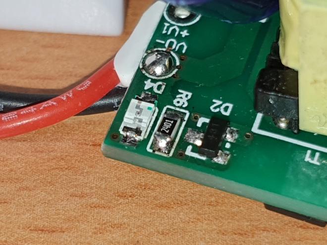 Detalle da resistencia R6